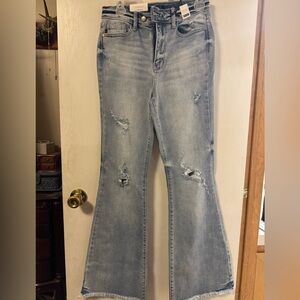 Judy Blue Light Wash High Waist Flare Jeans